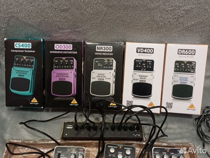 Гитарные педали behringer Педалборд