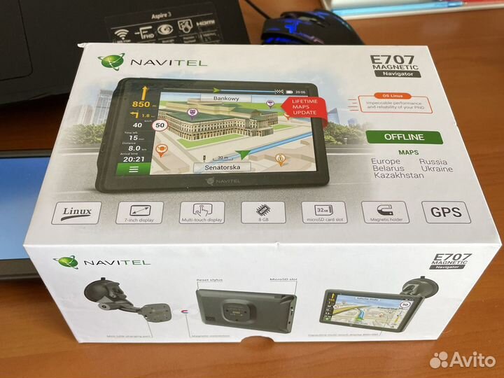 Навигатор Navitel e707 magnetic