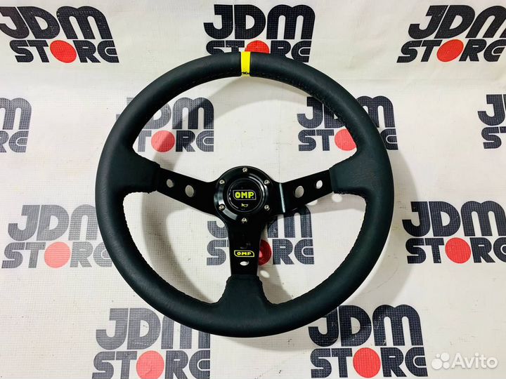 Руль OMP экокожа вынос