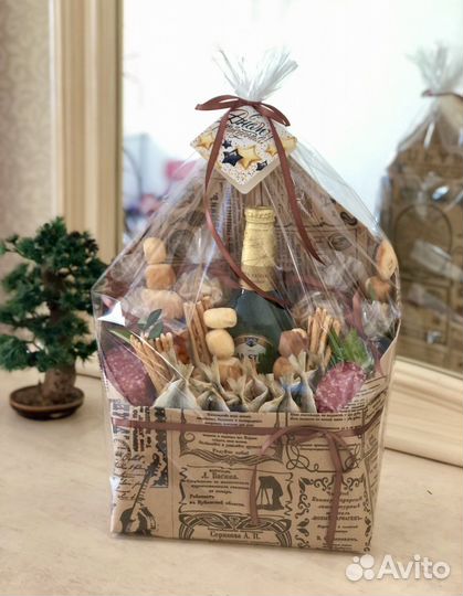 Мужские съедобные подарки букеты