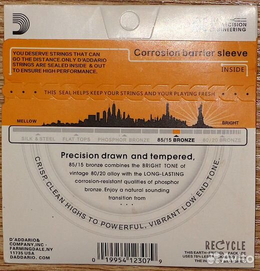 Струны D'Addario для акустической гитары