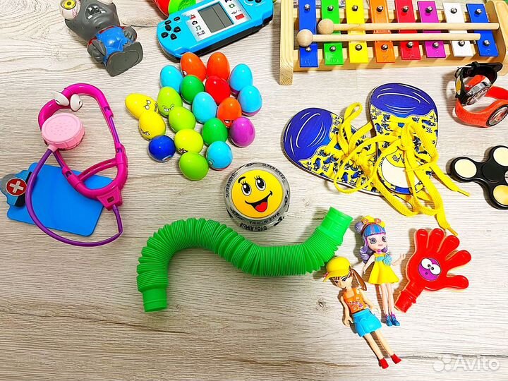 Большой набор развивающих и музыкальных игрушек
