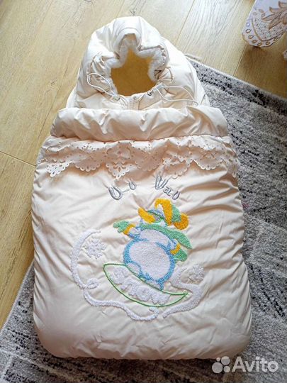 Зимний конверт в коляску