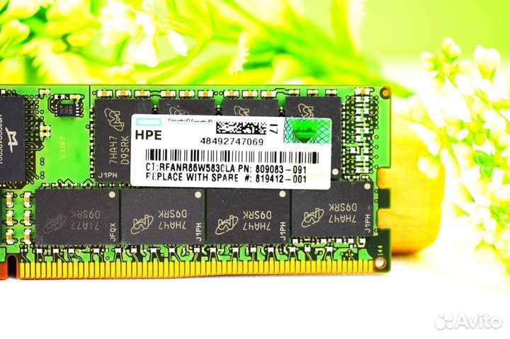 Память DDR4 ECC REG kingston 32GB 2400 MHz 2Rx4 HP