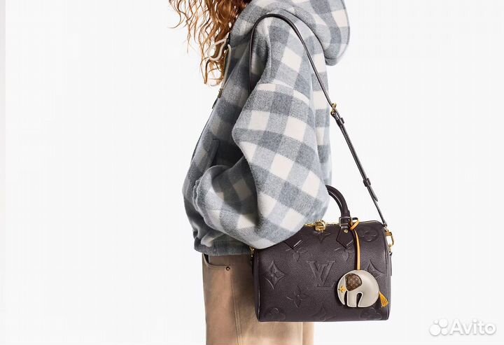 Сумка Louis vuitton speedy 25 шоколад оригинал