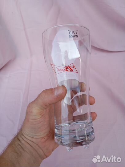 Фирменный пивной бокал Bad