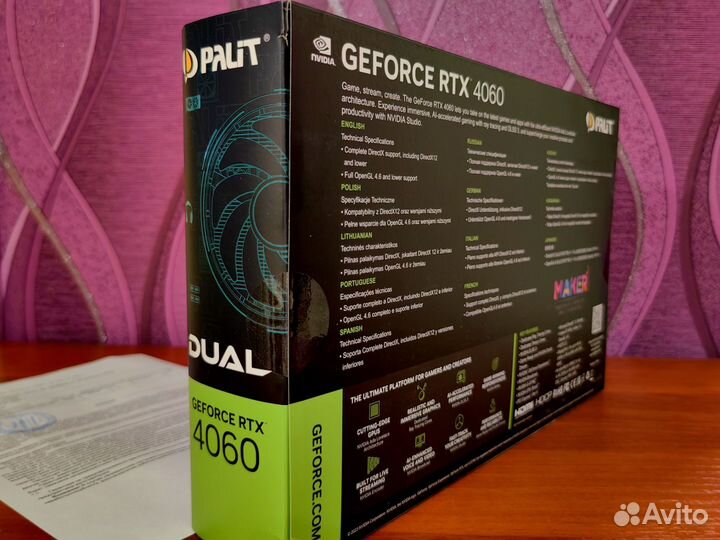 Видеокарта RTX 4060 новая