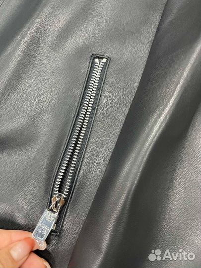 Кожаный бомбер Dolce Gabbana