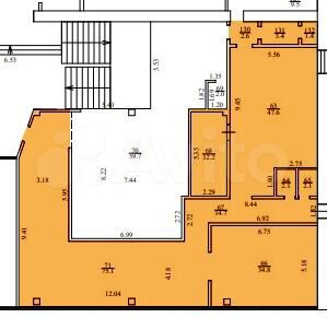 Помещение под ресторан/кафе в ТЦ Взлет, 195 м²