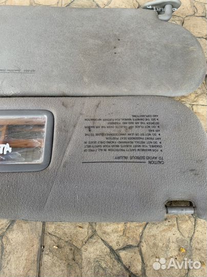 Hyundai sonata 5 солнцезащитные козырьки