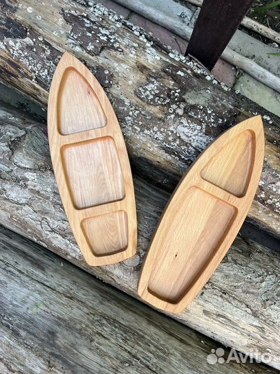 Тарелочки деревянные менажницы орешницы