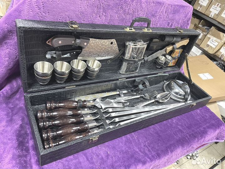 Шашлычный наборв кейсе