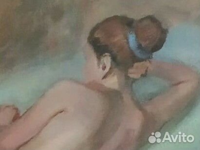 Обнажённая натура. Холст. Масло. 50х70