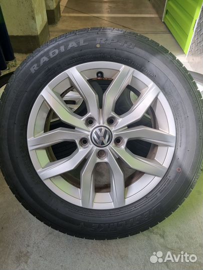 Колеса в сборе с ориг. дисками VW r16 5*112