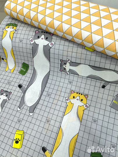 Ткань хлопок поплин детский постель простынь