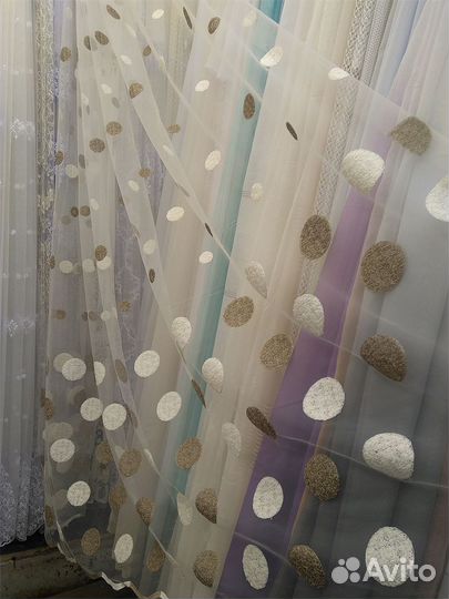 Тюль шары, готовые комплекты