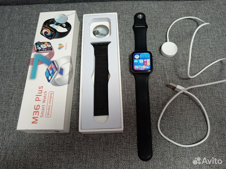 SMART watch M36 Plus чёрные