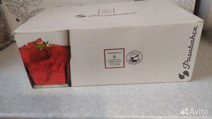 Набор стаканов для виски и других напитков