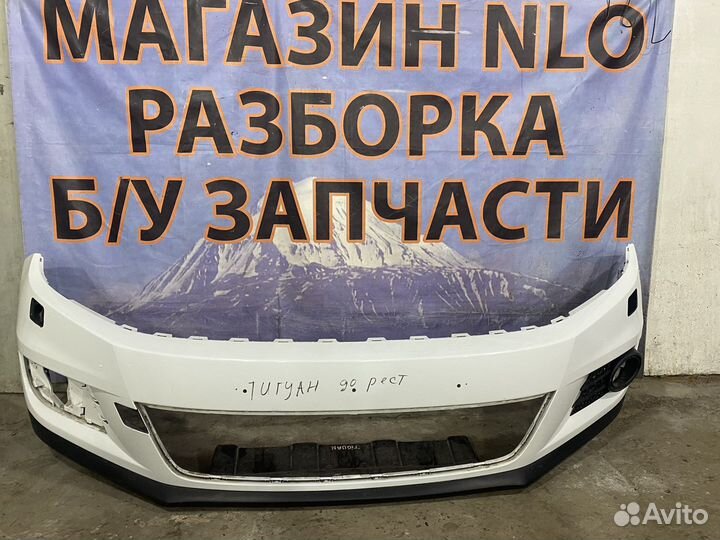 Volkswagen Tiguan губа бампера накладка птф левая