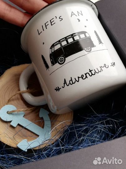 Эмалированная кружка