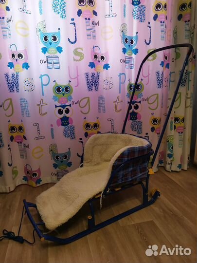 Детские санки с колесами