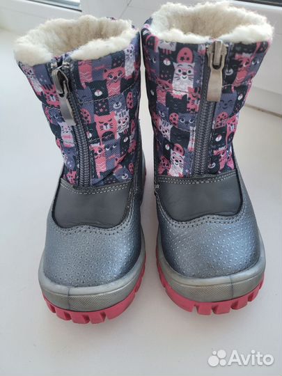 Сапоги зимние для девочки 24 скороход