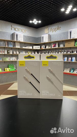 Зарядный кабель Baseus 1m Type-C to Lightning