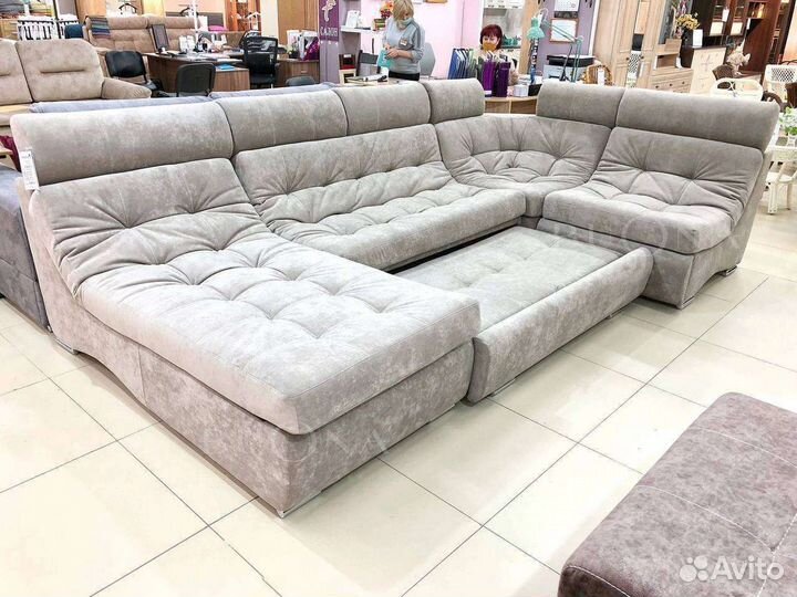 П образный диван новый