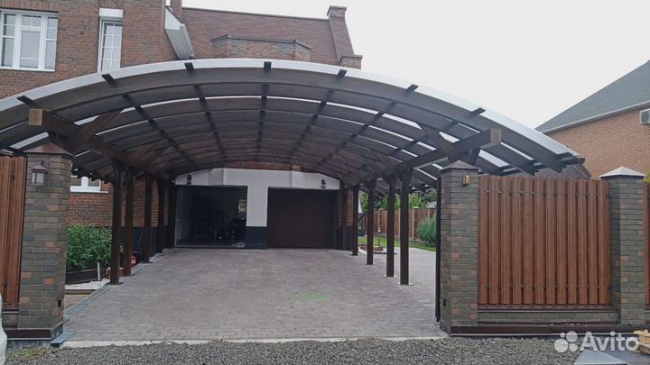 Навес металлический