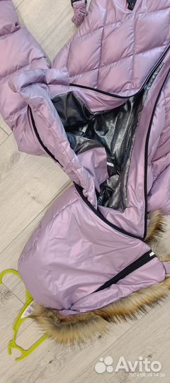 Зимний комбинезон для девочки на рост 152