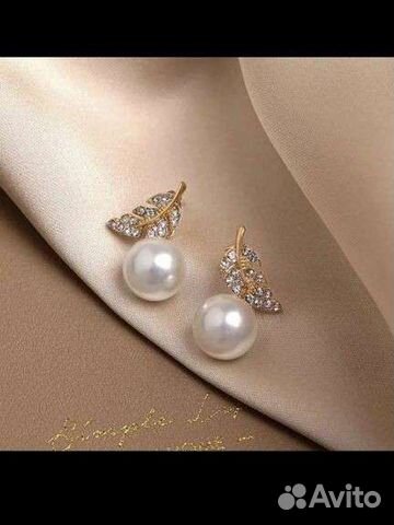 Стильное украшение/Модные серьги/серьги жемчужины