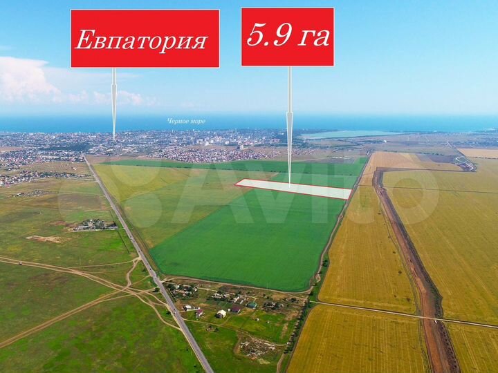 Участок 5,9 га (СНТ, ДНП)