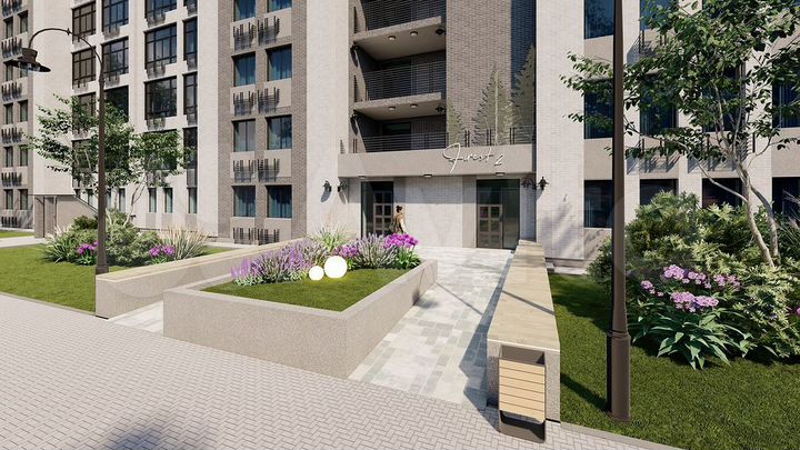 2-к. квартира, 64,4 м², 5/10 эт.