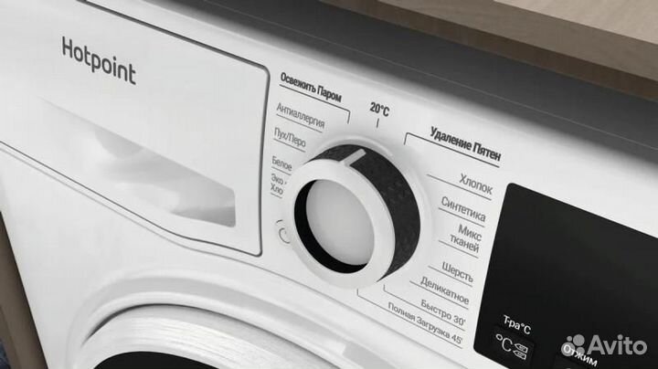 Стиральная машина hotpoint NSB 6015 W V RU, с паром, 6кг, 1000об/мин