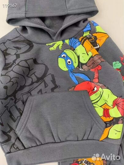 Теплый спортивный костюм на флисе hm 98 104 110