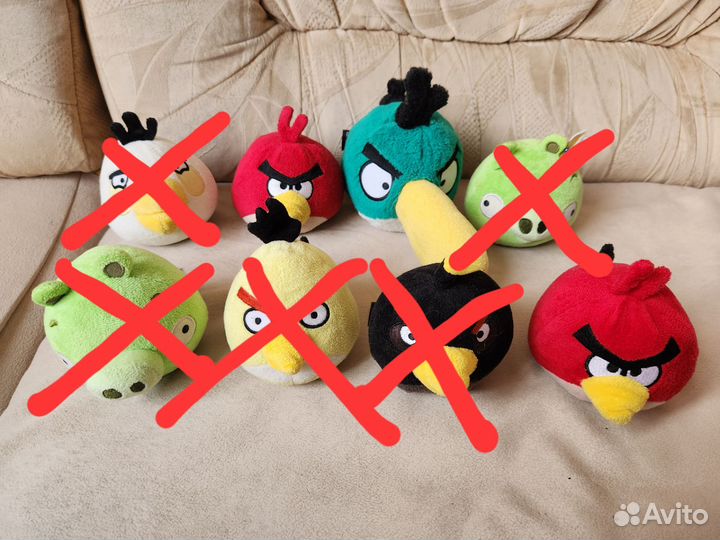 Angry Birds игрушки мягкие