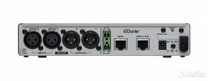 Конвертер Tascam MM-4D/IN-E Dante-Analogue