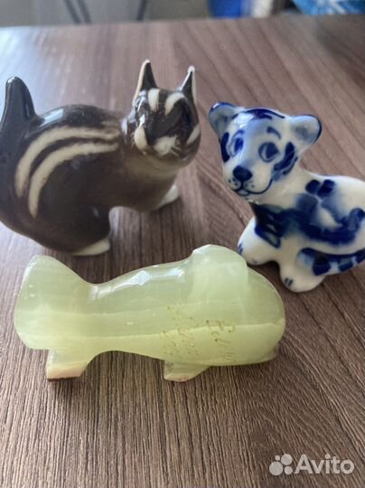 Статуэтки Оникс Гжель Фарфор