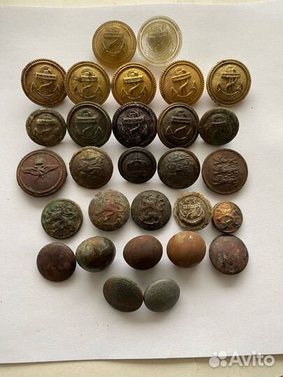 Старинные пуговицы