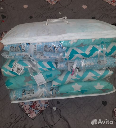 Бортики в детскую кроватку для мальчика