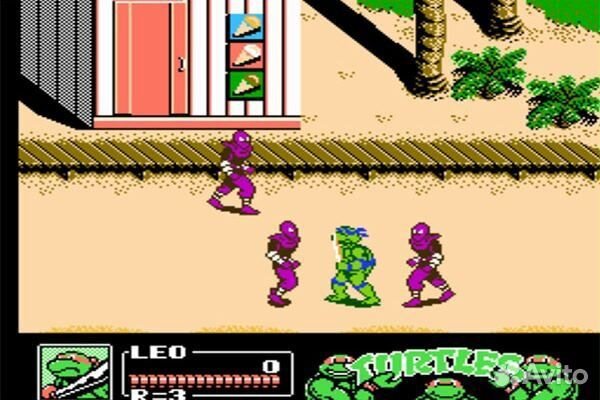 Игра Черепашки-ниндзя 3 для Dendy