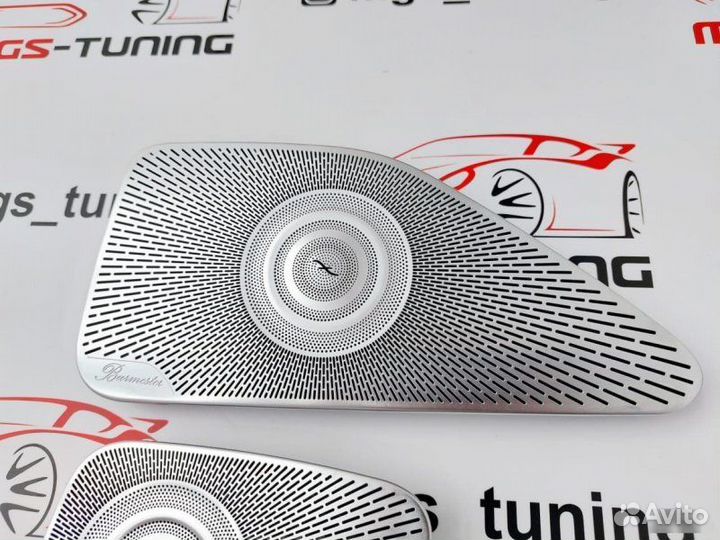 Сетки Burmester в двери с подсветкой S-Class W223