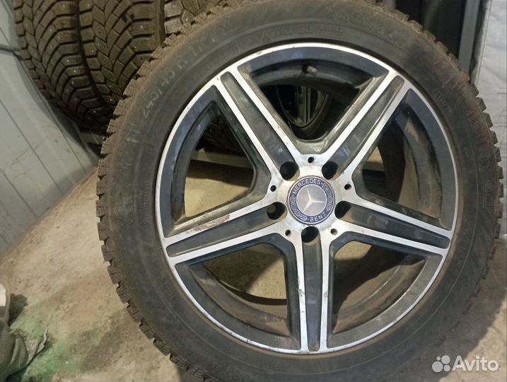 Колеса на mercedes r17 зимние