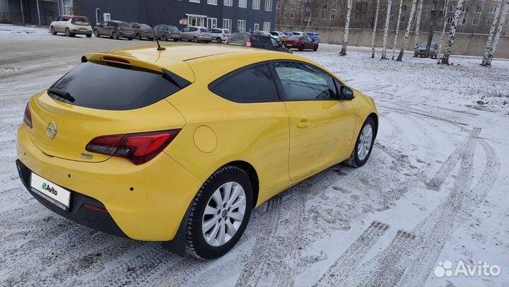 Opel Astra GTC 1.4 AT, 2012, 182 000 км