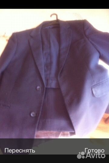 Пиджак и жилет Синар в отличном состоянии(темно-си