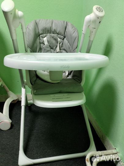 Стульчик для кормления+электрокачель