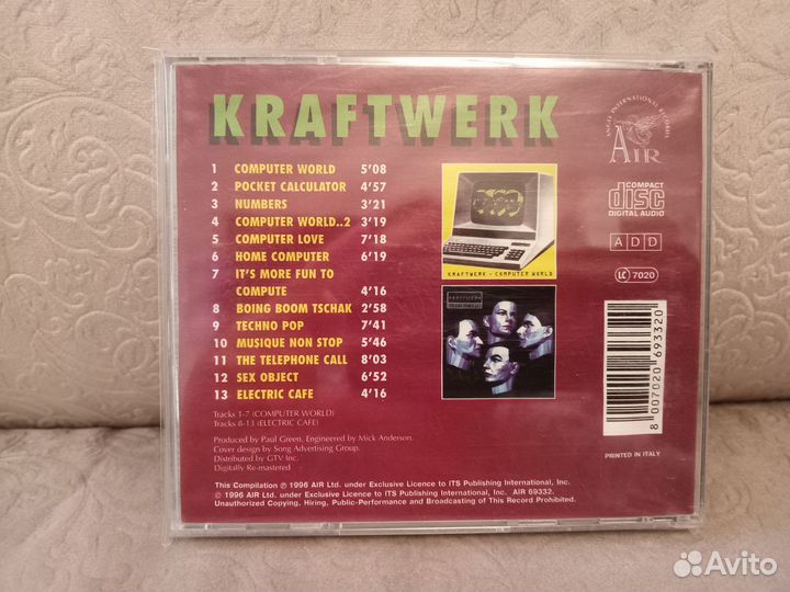 Kraftwerk-Computer world/Electric cafe 1981/1986