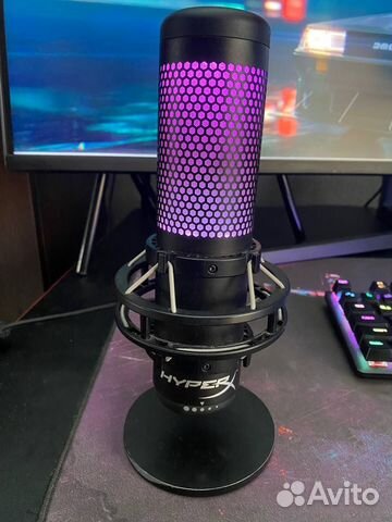 Микрофон HyperX QuadCast S черный купить в Липецке | Электроника | Авито