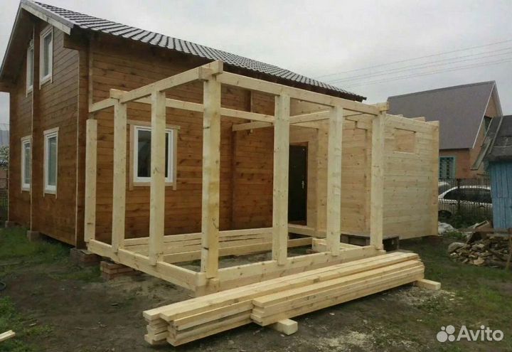 Строительство домов, пристроек