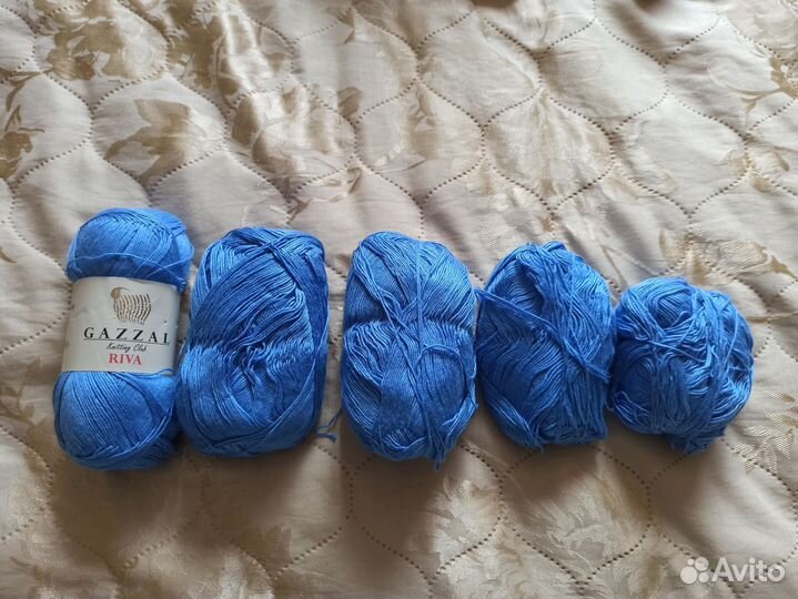 Пряжа для вязания вискоза и хлопок